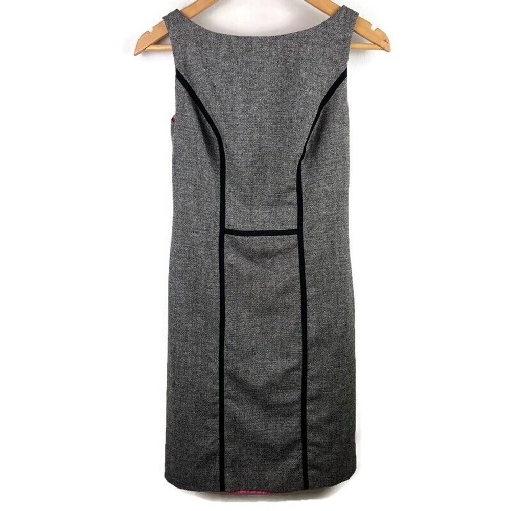 Isaac Mizrahi Dress Size 2 Black White Tweed Sheath Business Career Wear